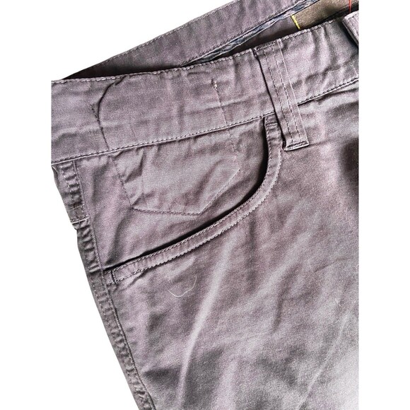 Tom James Mens Stretch Cotton Twill Pants Size 32x34 Burgundy Custom Tailored - Picture 2 of 12